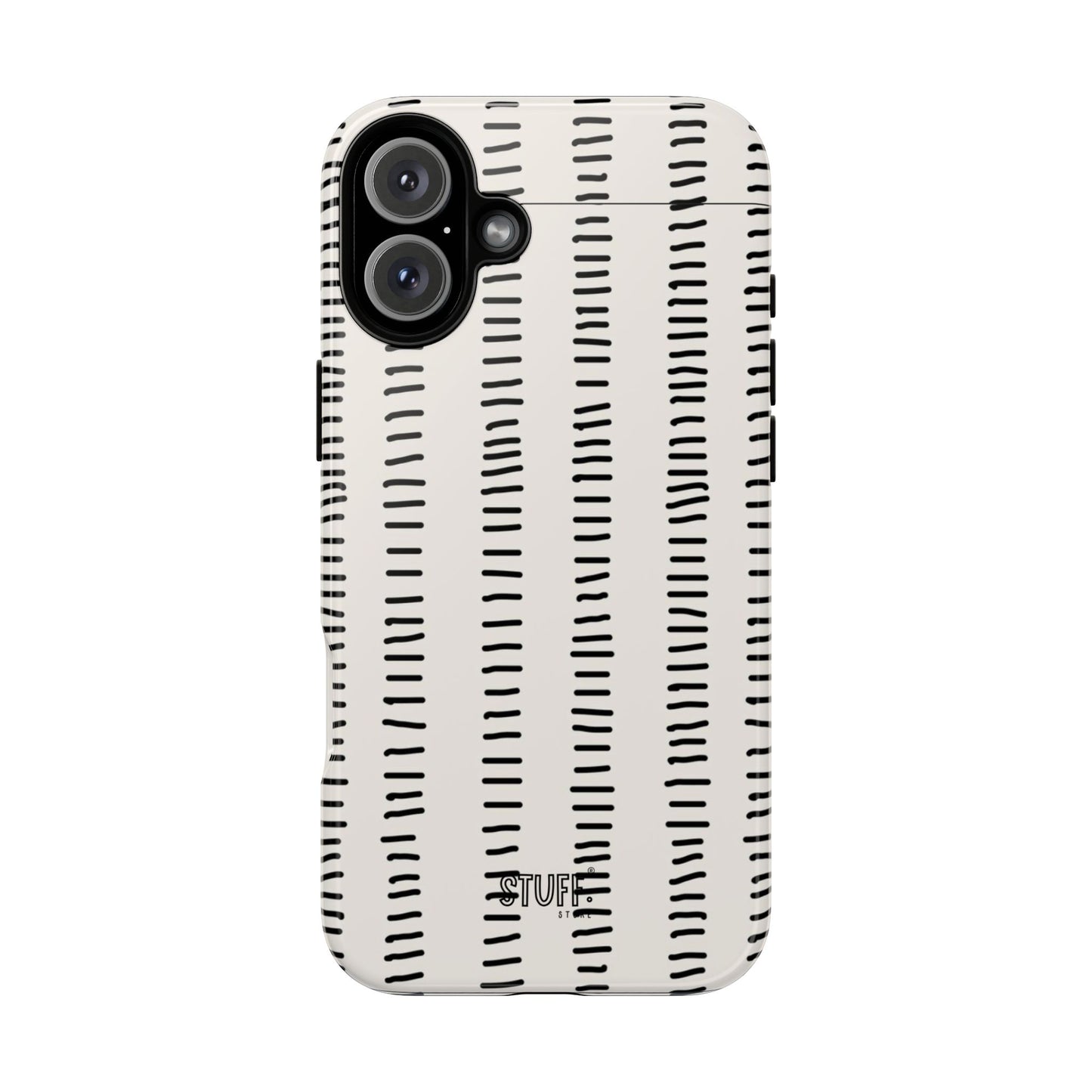Striped Case | Coque résistante double protection antichoc - Design Minimaliste