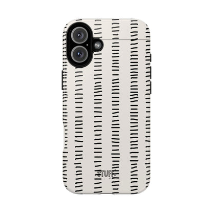 Striped Case | Coque résistante double protection antichoc - Design Minimaliste