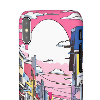Pop Art Sunset | Coque snap légère et résistante inspiration Lichtenstein