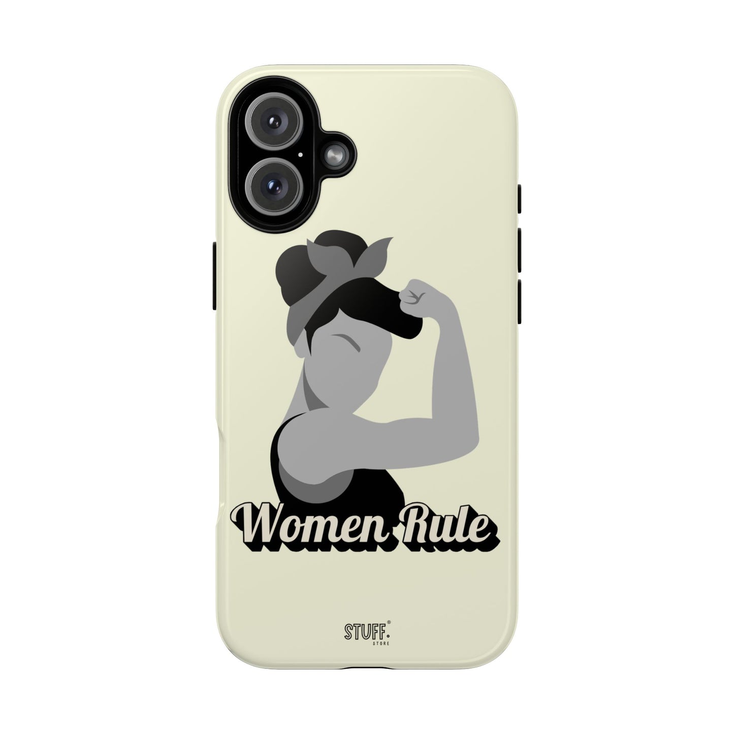 Women Rule Case | Coque résistante double protection avec Design Féministe inspirant
