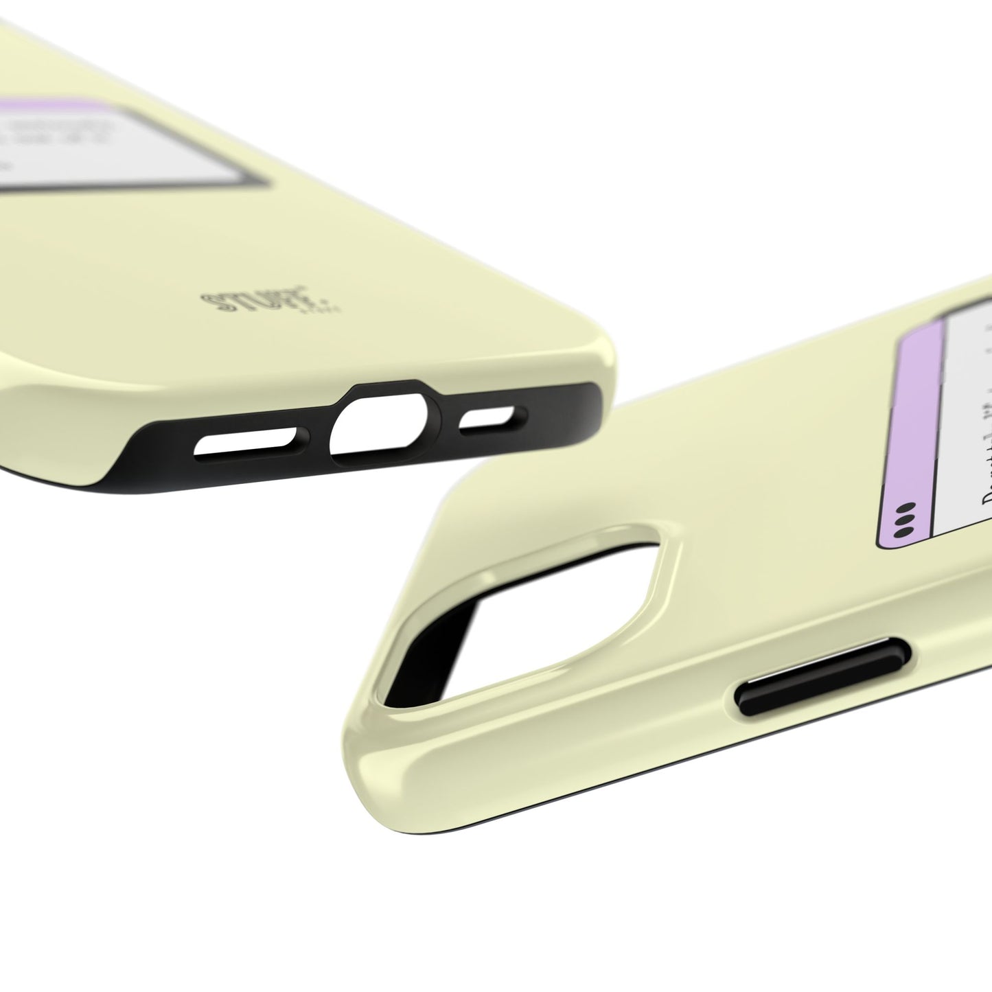 Window Case | Coque résistante à double protection avec citation – Design minimal & message puissant