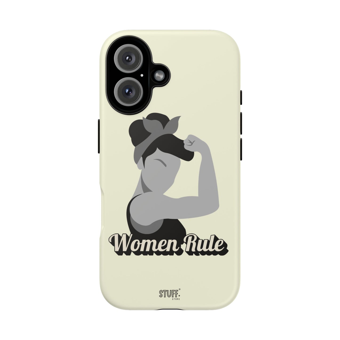 Women Rule Case | Coque résistante double protection avec Design Féministe inspirant