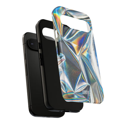Metallic Case | Coque résistante double protection anti-choc - Effet Métallique