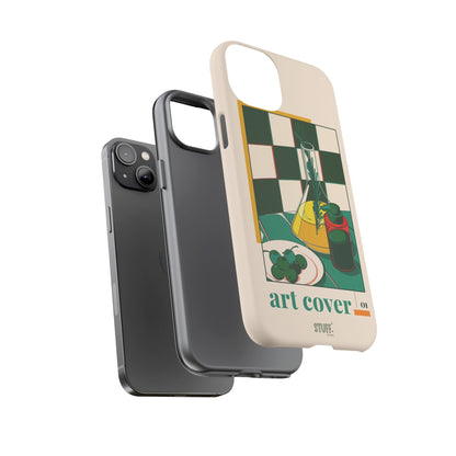 Olio d'Amore Case | Coque résistante double protection avec Design artistique Rétro