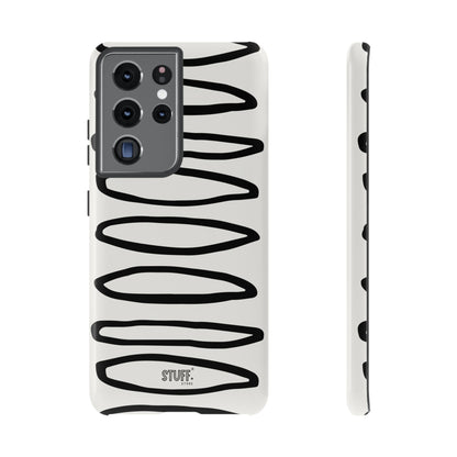 Loopy Case | Coque résistante double protection - Motif cercles abstraits