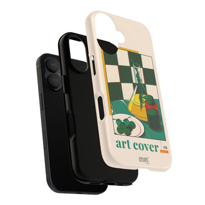 Olio d'Amore Case | Coque résistante double protection avec Design artistique Rétro