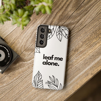 Leaf Me Case | Coque résistante double protection avec design minimaliste
