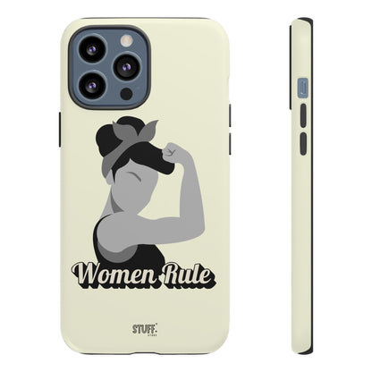 Women Rule Case | Coque résistante double protection avec Design Féministe inspirant
