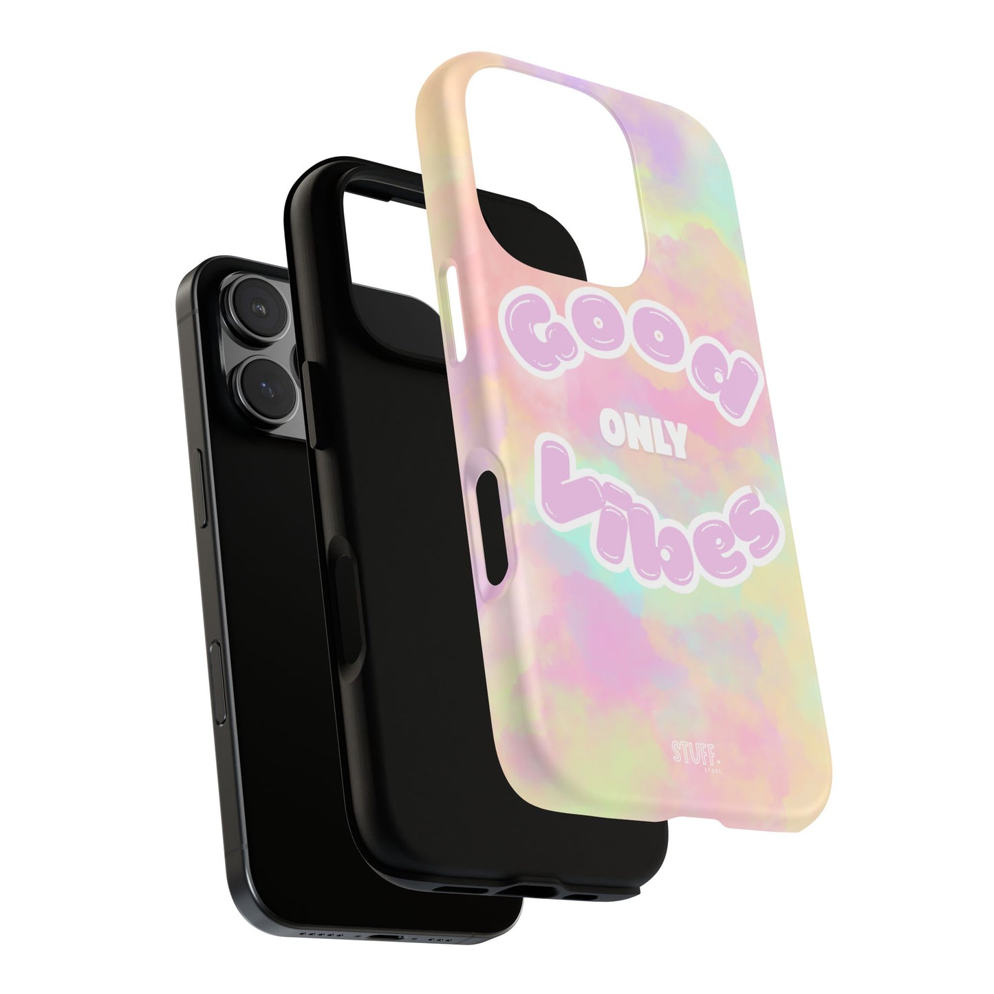 Good Vibes Only Case | Coque résistante double protection avec Design Aesthetic