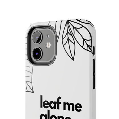 Leaf Me Case | Coque résistante double protection avec design minimaliste