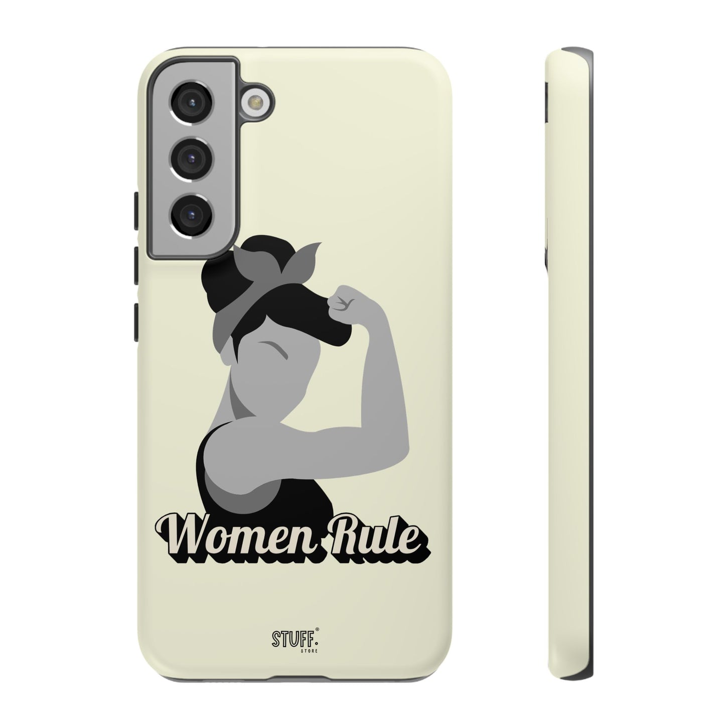 Women Rule Case | Coque résistante double protection avec Design Féministe inspirant