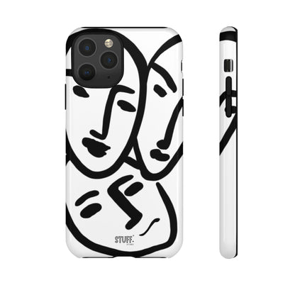 Les Trois Visages | Coque résistante double protection — inspiration Matisse