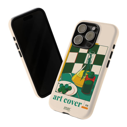 Olio d'Amore Case | Coque résistante double protection avec Design artistique Rétro