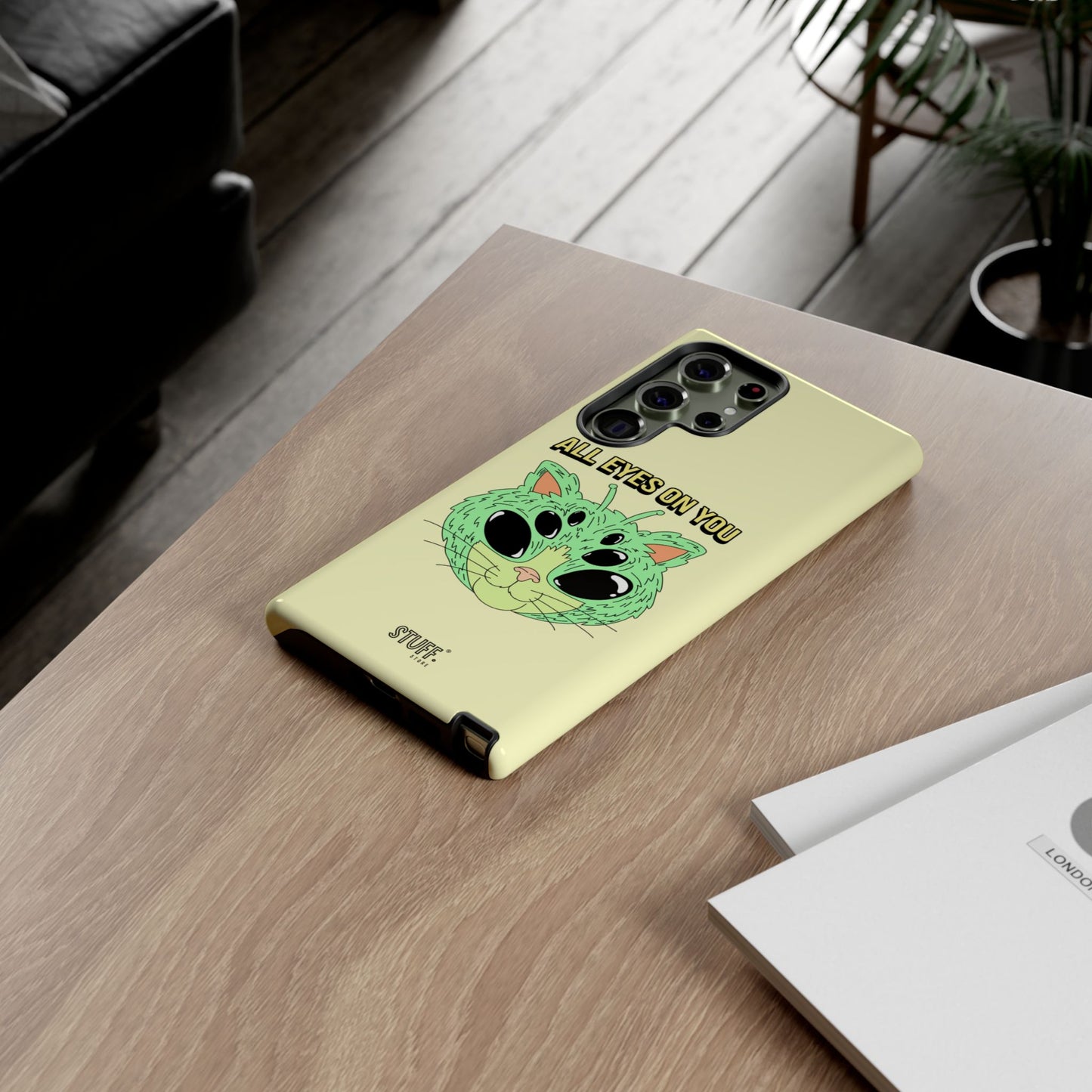 All Eyes on You Case | Coque résistante double protection avec Design Alien drôle