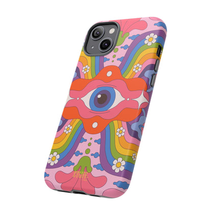 Psych Case | Coque résistante double protection avec Design Psychédélique coloré