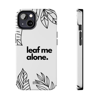 Leaf Me Case | Coque résistante double protection avec design minimaliste