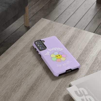 Be Happy Case | Coque résistante double protection avec Design Fleur Colorée