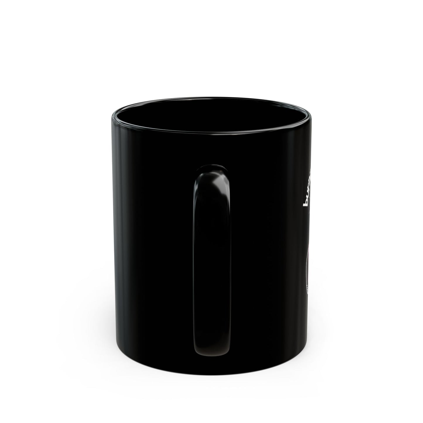 Burning Thoughts Cup | Mug noir avec design — 330ml / 440ml