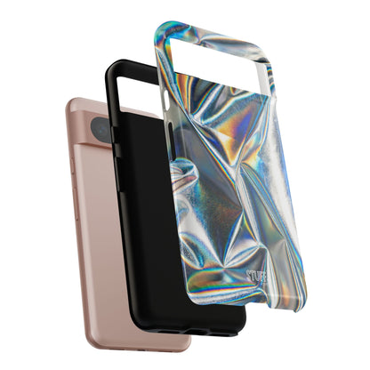 Metallic Case | Coque résistante double protection anti-choc - Effet Métallique