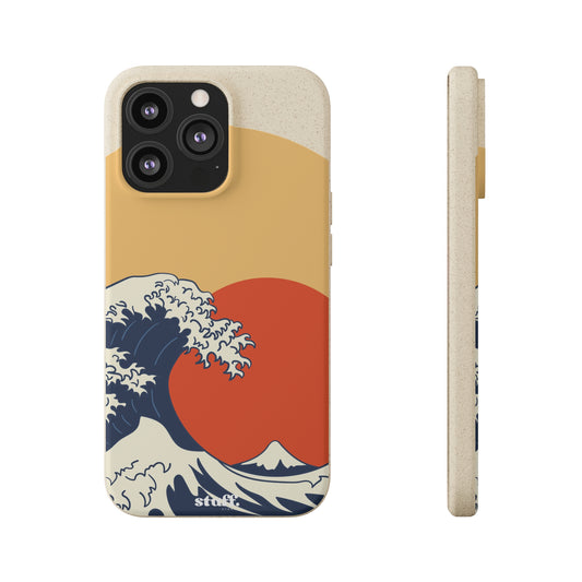 La Grande Vague | coque biodégradable en bambou et bioplastique — inspirée de l'art japonais