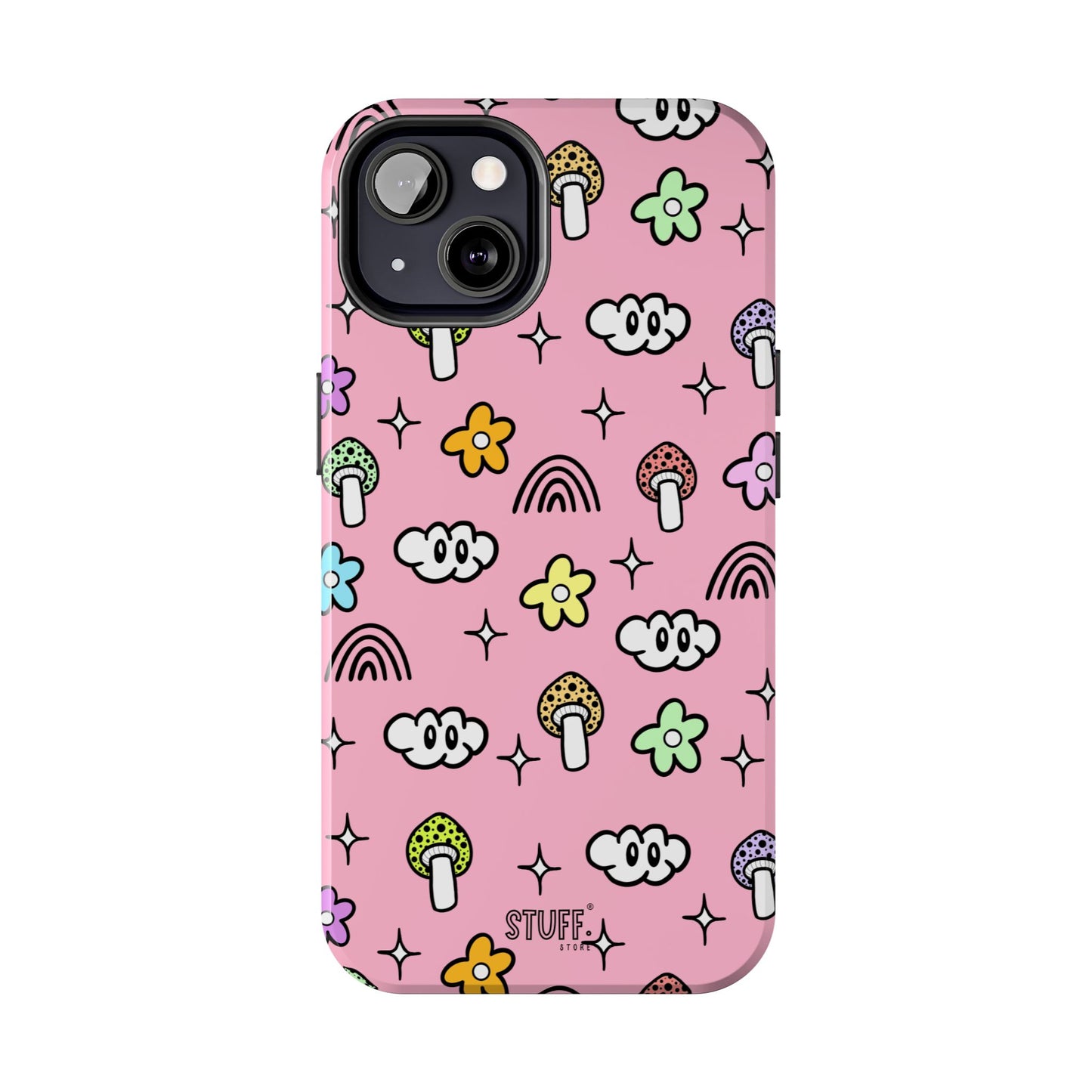Pixie Case | Coque résistante double protection | Pixie Collection - Pink Matte Effect