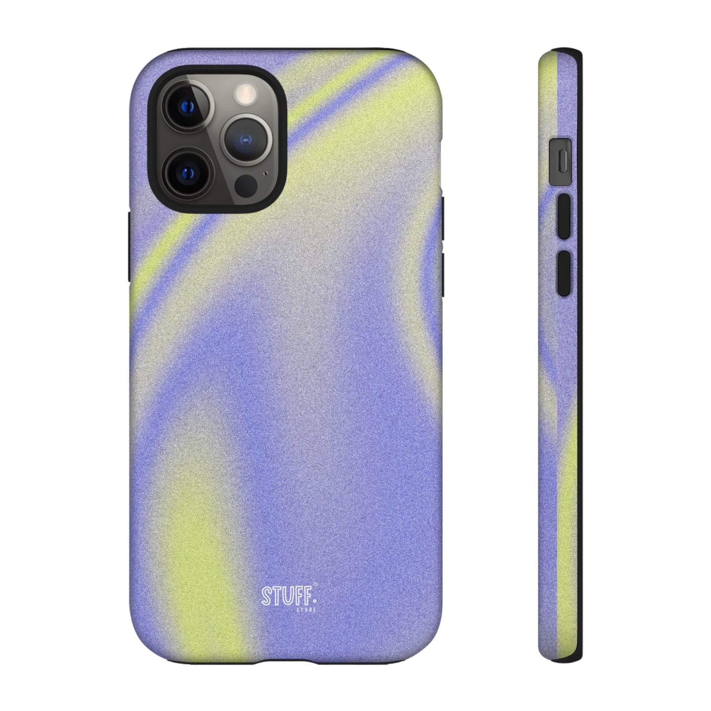 Vibrant Case | Coque résistante double protection anti-choc - Violet & Jaune