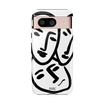 Les Trois Visages | Coque résistante double protection — inspiration Matisse