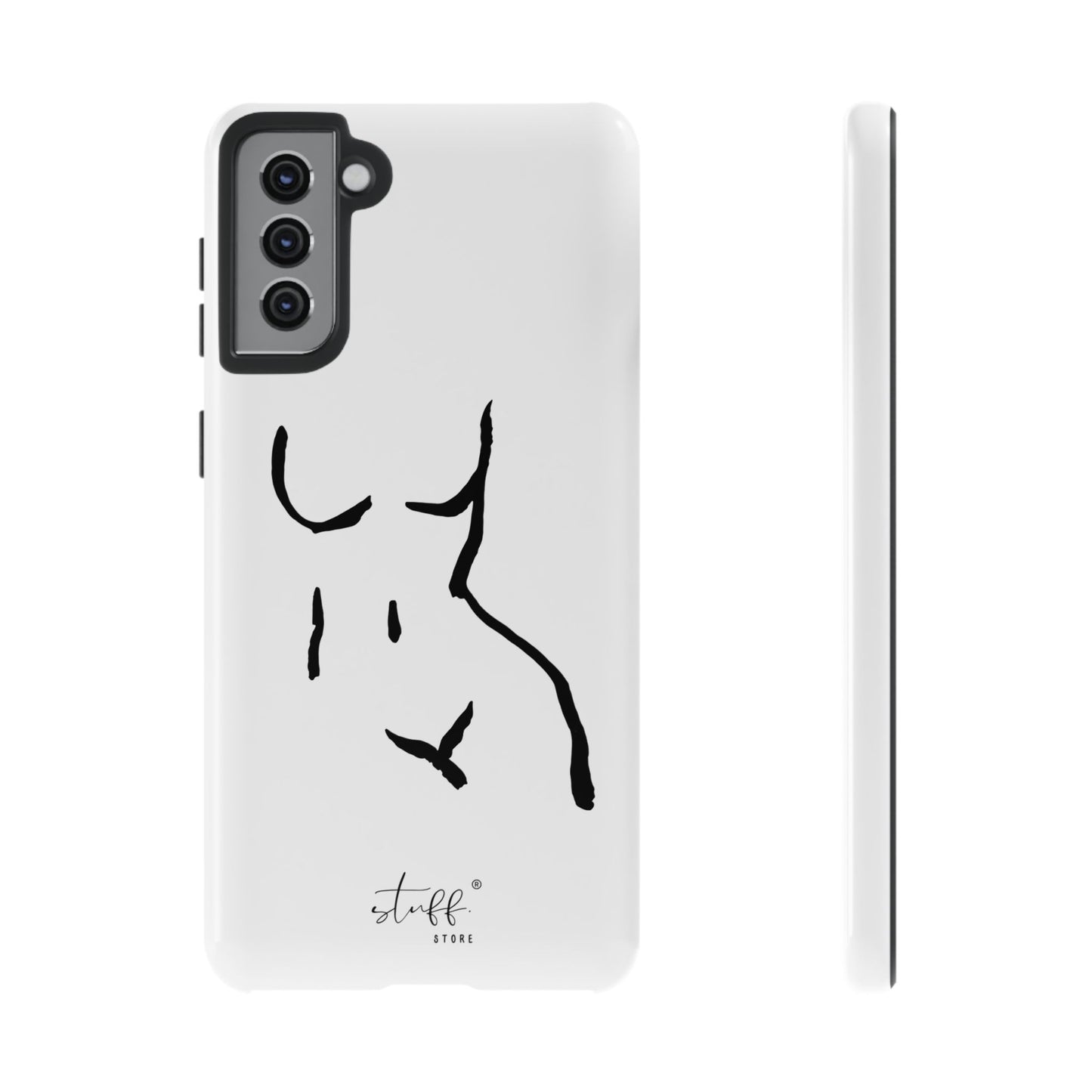 The Curve Case | Resistant double protection shell with Minimalist Design by Women