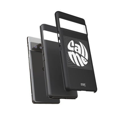 Call Me Case | Coque résistante double protection - Noir Effet Mat