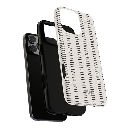 Striped Case | Coque résistante double protection antichoc - Design Minimaliste