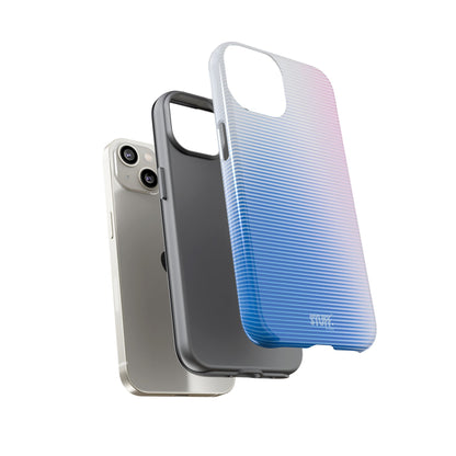 Gradient Case | Coque résistante double protection anti-choc - Dégradé Bleu & Rose