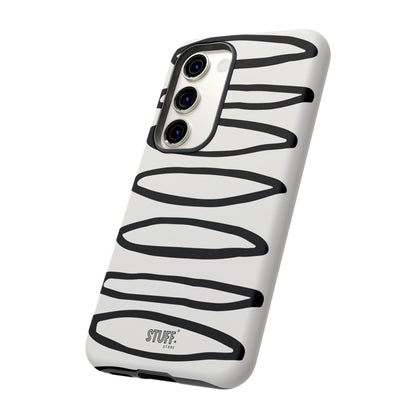 Loopy Case | Coque résistante double protection - Motif cercles abstraits