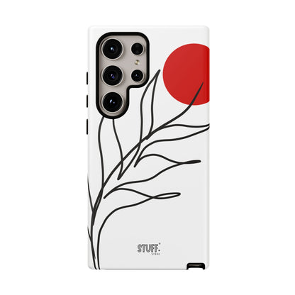 Red Sun Case | Coque résistante double protection avec Design Minimaliste