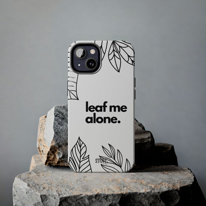 Leaf Me Case | Coque résistante double protection avec design minimaliste