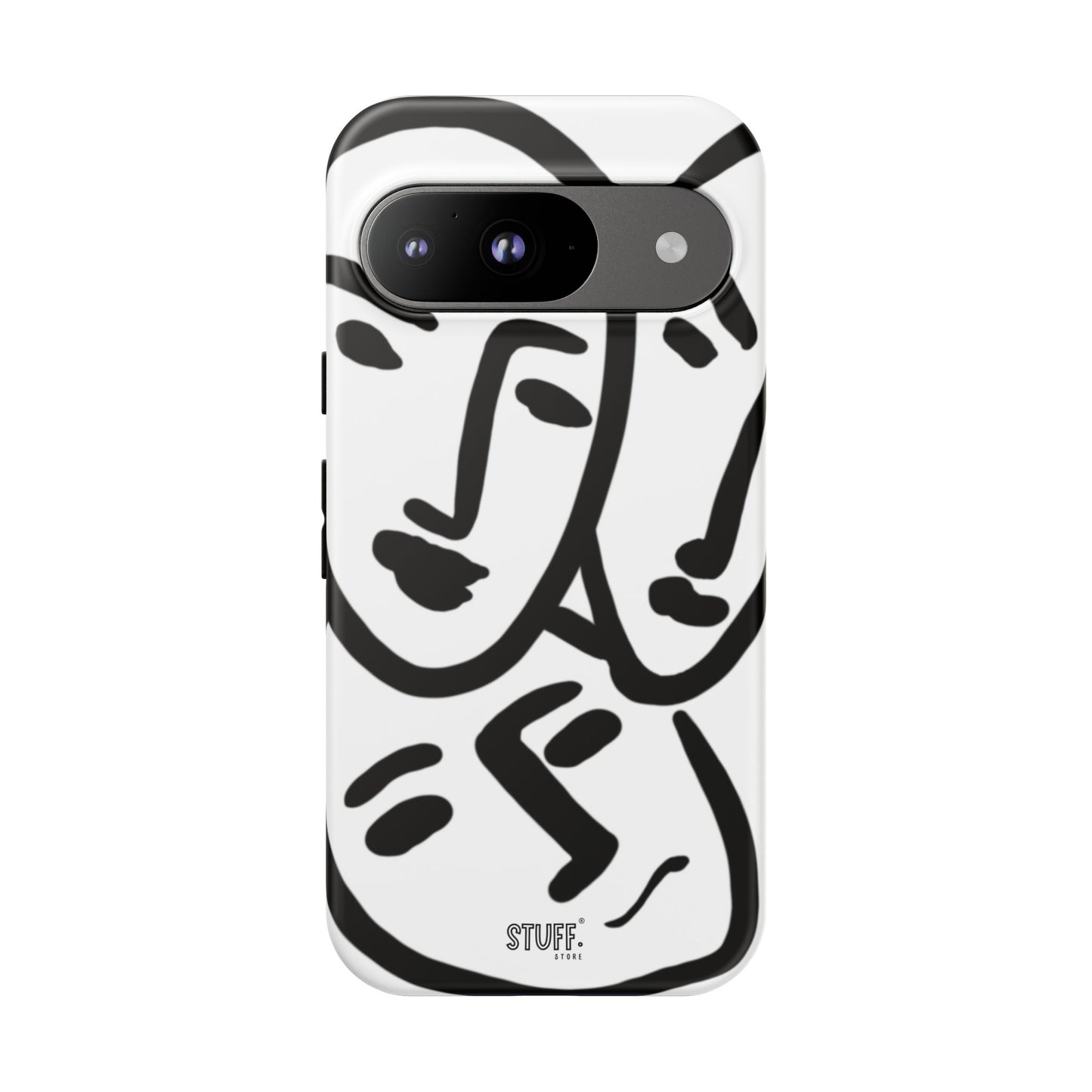 Les Trois Visages | Coque résistante double protection — inspiration Matisse