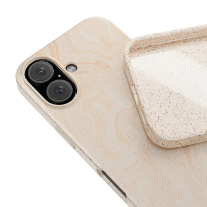 Liquid Marble Case | Coque Eco-Friendly en Bambou et Bioplastique Effet Marbré - Disponible avec Emballage Cadeau