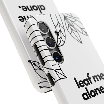 Leaf Me Case | Coque résistante double protection avec design minimaliste