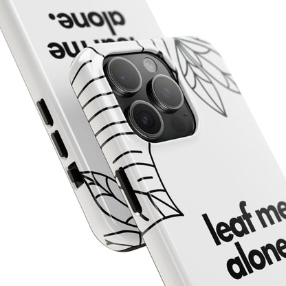 Leaf Me Case | Coque résistante double protection avec design minimaliste