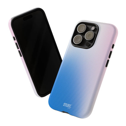 Gradient Case | Coque résistante double protection anti-choc - Dégradé Bleu & Rose