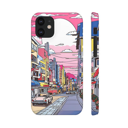 Pop Art Sunset | Coque snap légère et résistante inspiration Lichtenstein