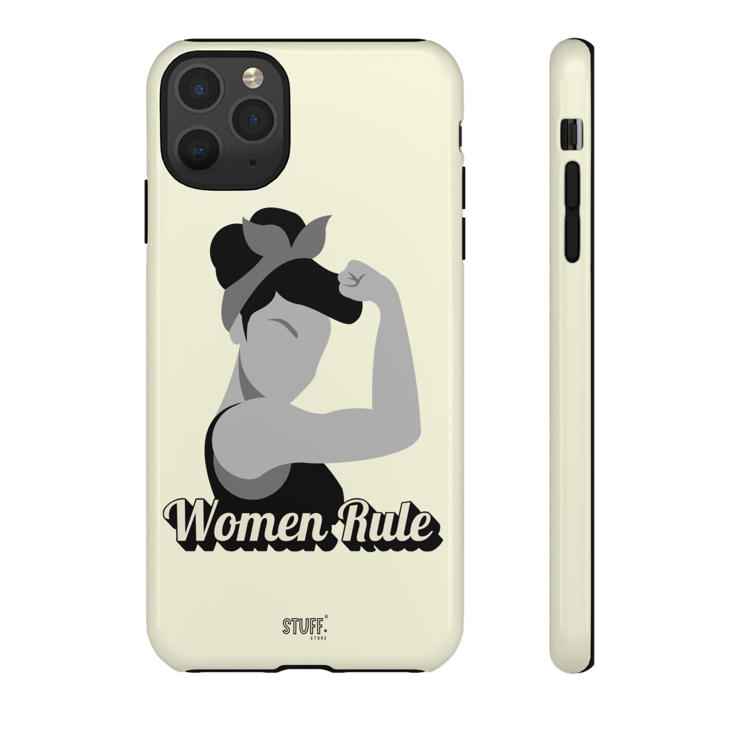 Women Rule Case | Coque résistante double protection avec Design Féministe inspirant
