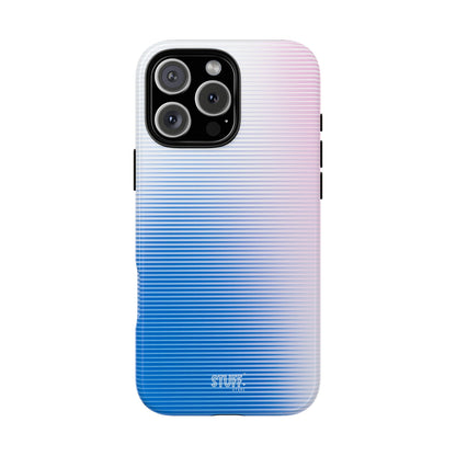 Gradient Case | Coque résistante double protection anti-choc - Dégradé Bleu & Rose