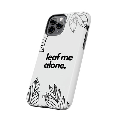 Leaf Me Case | Coque résistante double protection avec design minimaliste