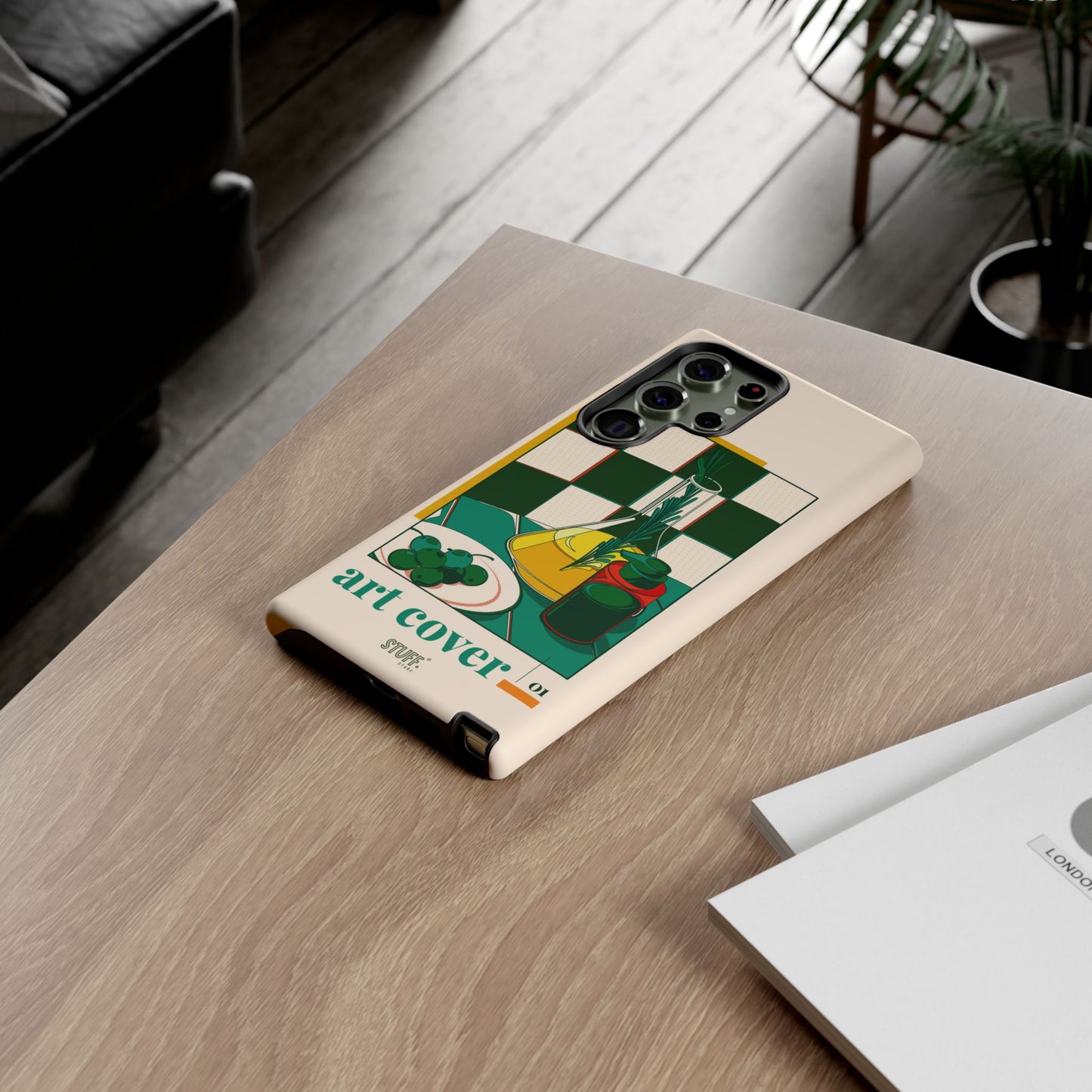 Olio d'Amore Case | Coque résistante double protection avec Design artistique Rétro