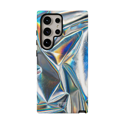 Metallic Case | Coque résistante double protection anti-choc - Effet Métallique