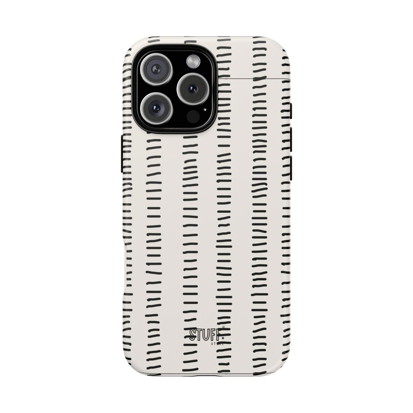 Striped Case | Coque résistante double protection antichoc - Design Minimaliste