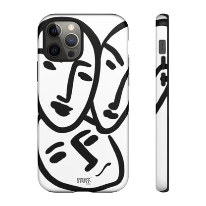 Les Trois Visages | Coque résistante double protection — inspiration Matisse