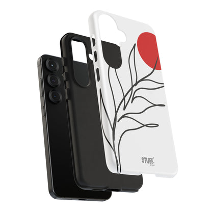 Red Sun Case | Coque résistante double protection avec Design Minimaliste