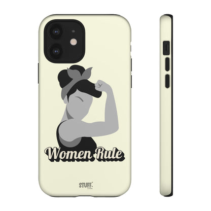 Women Rule Case | Coque résistante double protection avec Design Féministe inspirant
