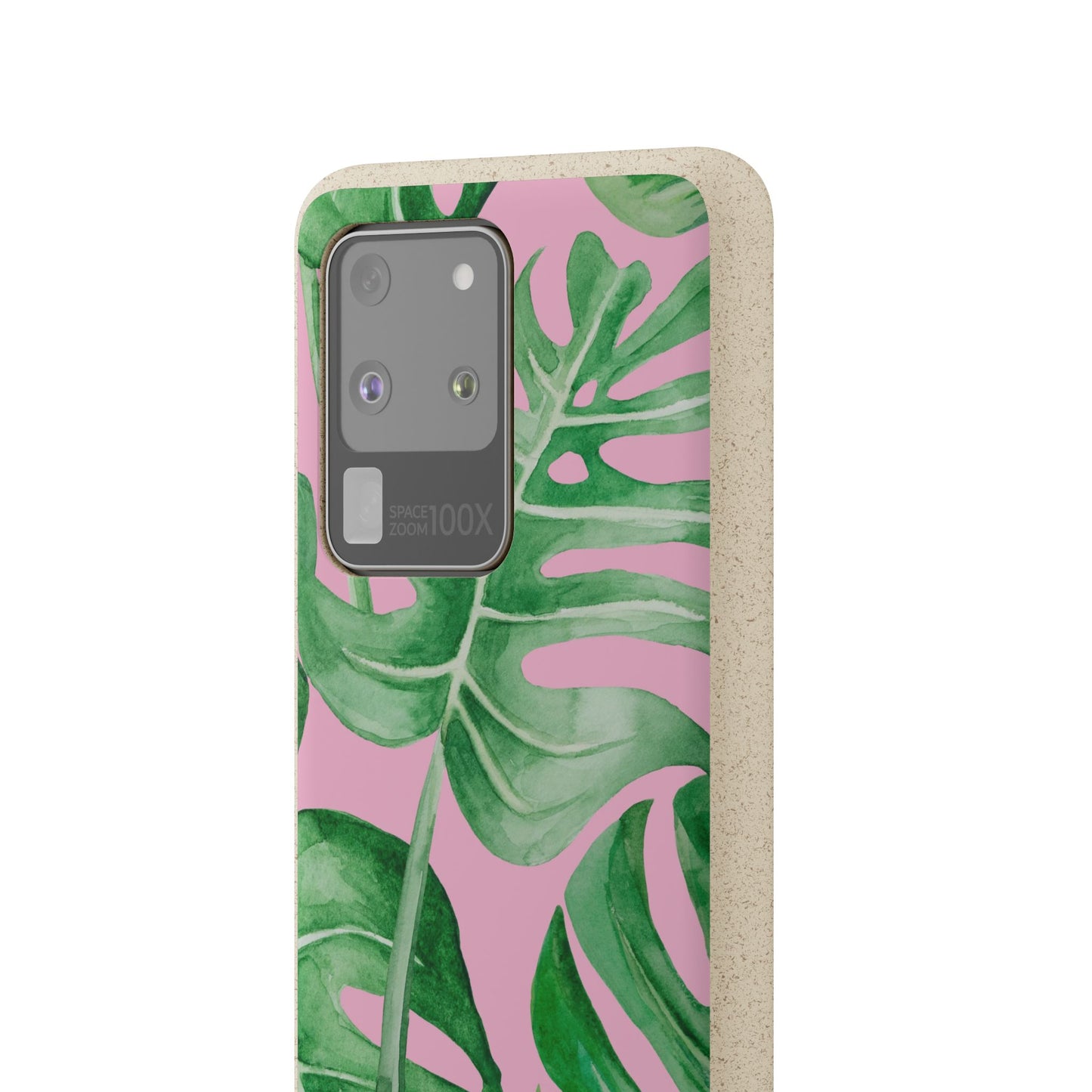 Monstera Case | Eco-Friendly Bamboo and Bioplastic Shell Monstera Leaves Pattern - Available with Gift Packaging